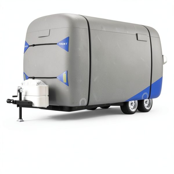 Fiberglass Trailer Cover GLOPDA Heavy Duty UV-2