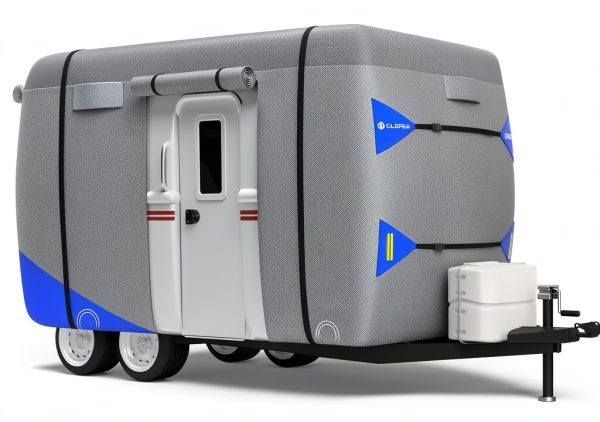 Fiberglass Trailer Cover GLOPDA Heavy Duty UV-0