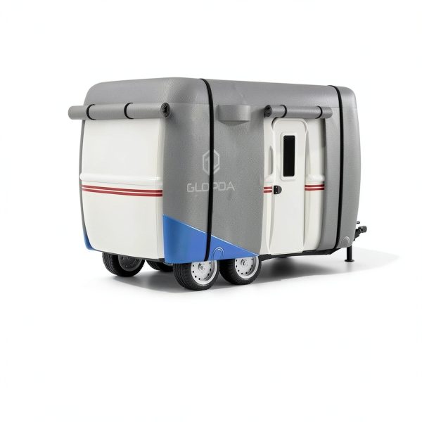 Fiberglass Trailer Cover GLOPDA Heavy Duty UV-3