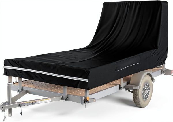 SHINETEC 7x12 Utility Trailer Cover Waterproof-0