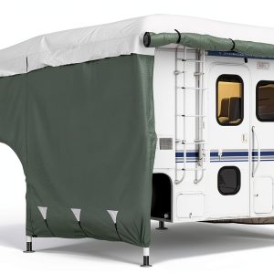 Classic Accessories OverDrive PolyPro Camper Cover Grey White 10-12ft-0