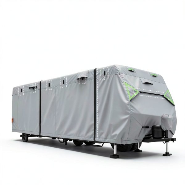 Grey RV Cover by Jack Boss Automotive-5