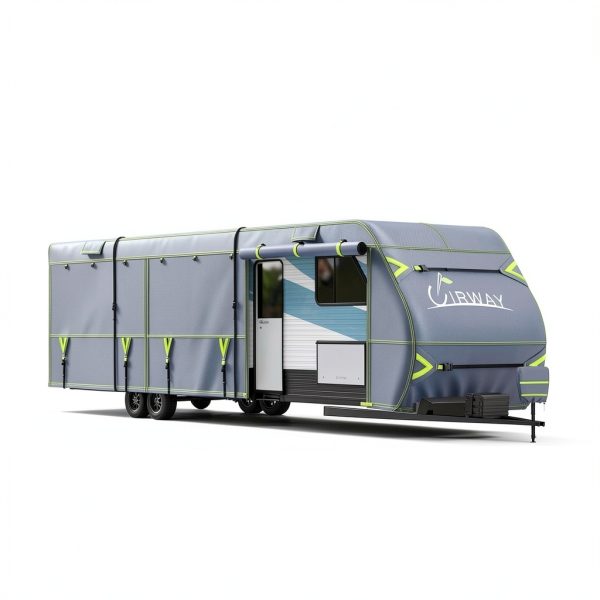 UIRWAY RV Cover 600D Oxford Waterproof Trailer-7