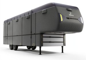 RVMasking 5th Wheel Cover Dark Gray 7‑Layer Waterproof 23‑40 ft-0