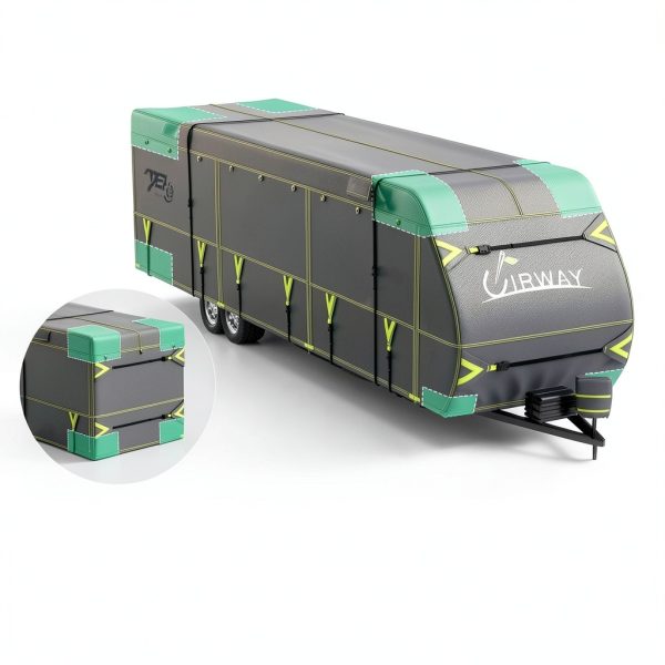 UIRWAY RV Cover 600D Oxford Waterproof Trailer-2