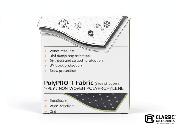 Classic Accessories OverDrive PolyPro Camper Cover Grey White 10-12ft-2
