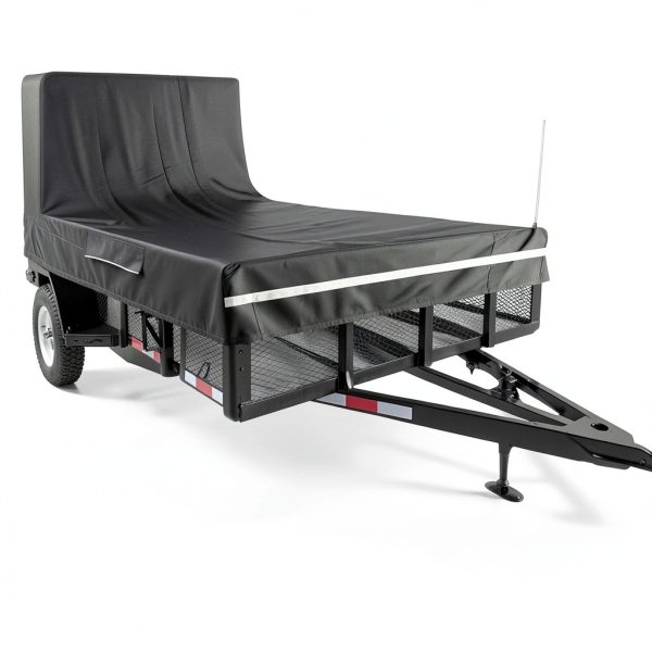 SHINETEC 7x12 Utility Trailer Cover Waterproof-3