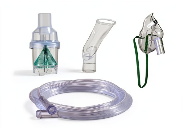 Nebulizer Mask Kit by FunkyTop 4 Adult Masks Tubes & Canisters-2