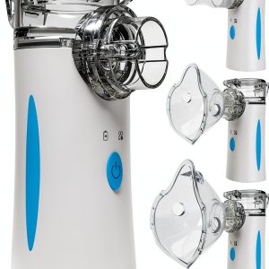 Ultrasonic Nebulizer - Nebulizers, Rechargeable Nebulizer Machine for Adults and Kids, Portable Nebulizer with Two Modes & Self-Cleaning Function for Breathing Problems-0