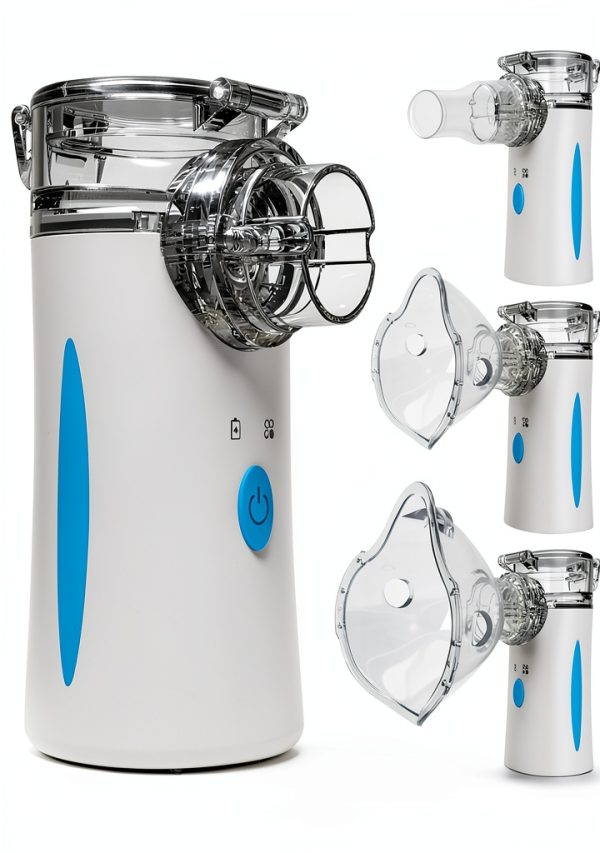 Ultrasonic Nebulizer - Nebulizers, Rechargeable Nebulizer Machine for Adults and Kids, Portable Nebulizer with Two Modes & Self-Cleaning Function for Breathing Problems-0