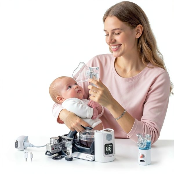Smart Digital Nebulizer HERTURTI Rechargeable Silent for Adults Kids-6