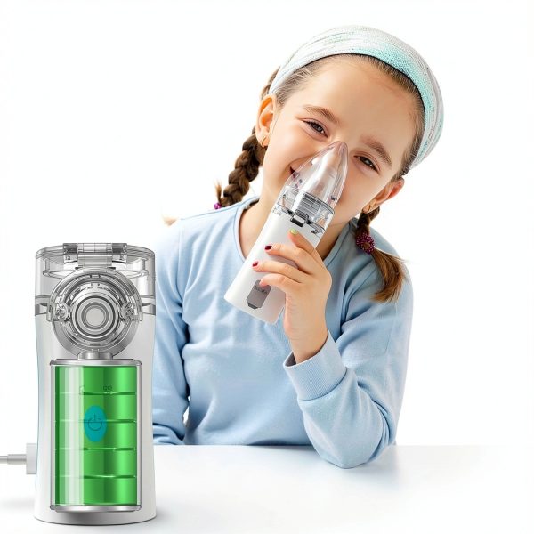 Ultrasonic Nebulizer - Nebulizers, Rechargeable Nebulizer Machine for Adults and Kids, Portable Nebulizer with Two Modes & Self-Cleaning Function for Breathing Problems-4