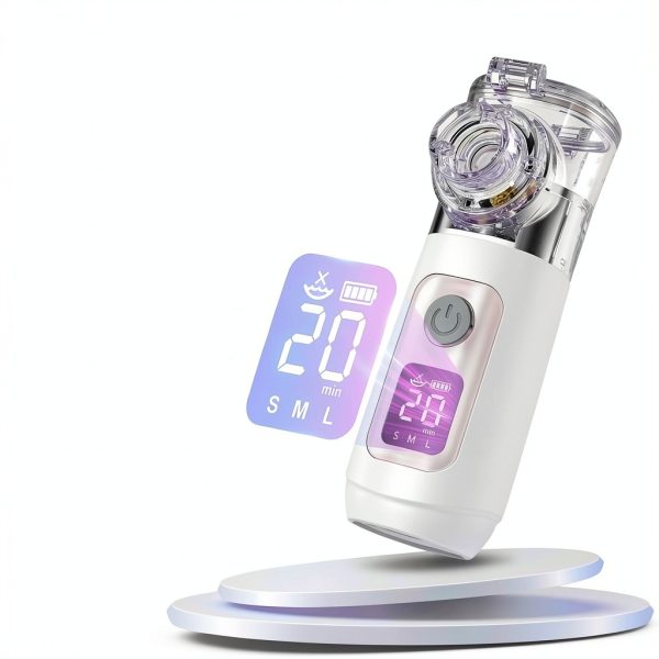 Smart Digital Nebulizer HERTURTI Rechargeable Silent for Adults Kids-2