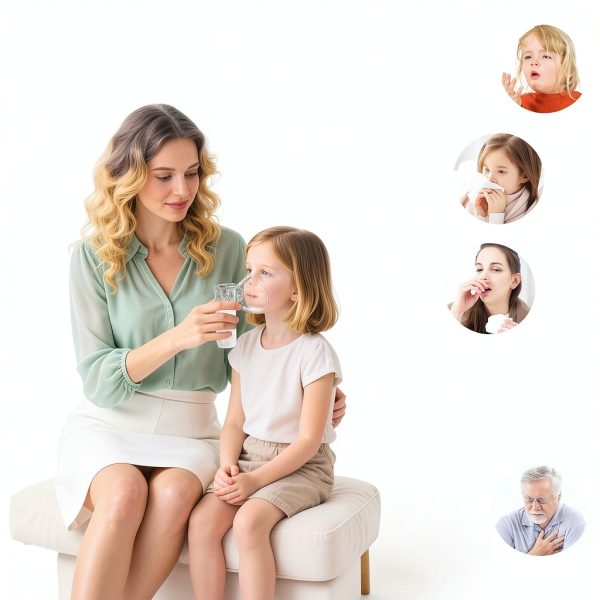 Smart Digital Nebulizer HERTURTI Rechargeable Silent for Adults Kids-3